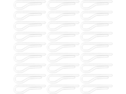 Pinzas 200 De Plástico Transparente Para
