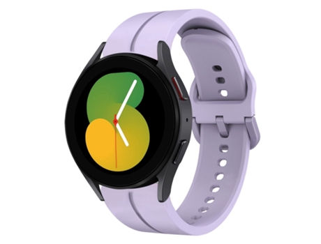 Correa de reloj inteligente para Samsung Galaxy Watch5 44 mm 20 mm Bucle de silicona (púrpura)