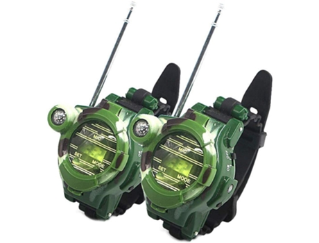 Walkie Talkies para niños Radio bidireccional de largo alcance Camo Outdoor Army Toys GELLDG