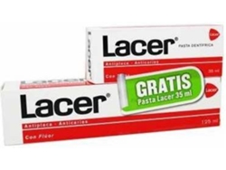 Pasta de dientes LACER Antiplacas Anticaries (125 ml + 35 ml Grátis)