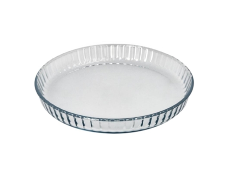Molde Rizado Horno Cristal Borosilicato Ø 28 cm Ideal Postres. Cocina. Resposteria. Tartas. Quiche. Libre BPA ORYX