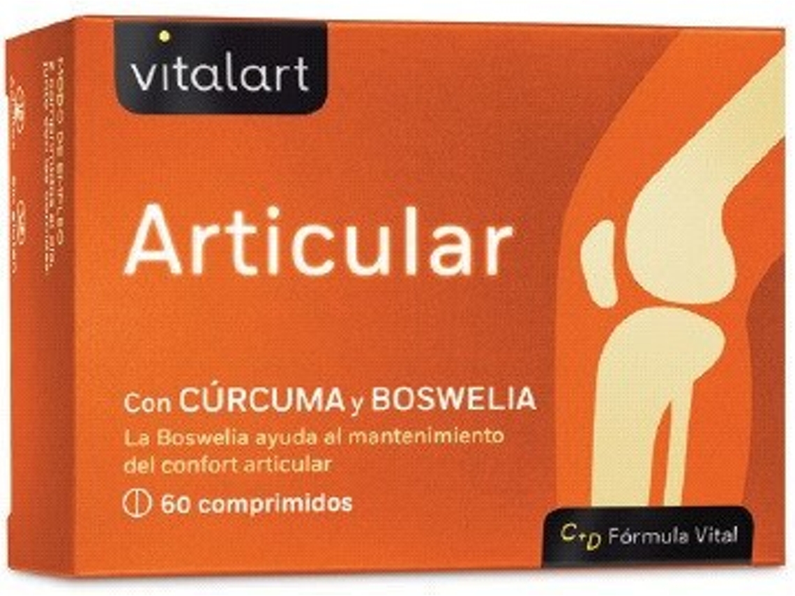Complemento Alimentar VITALART Articular 60 Comprimidos Cúrcuma Y Boswelia