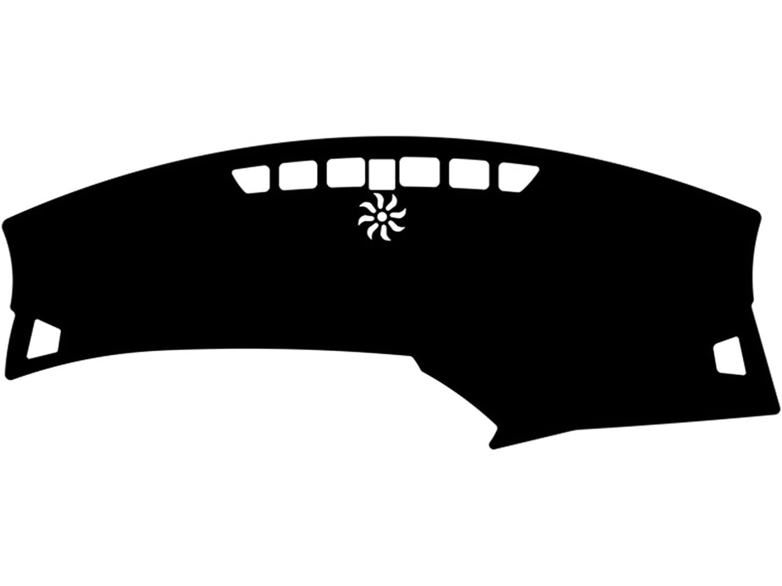 Alfombrilla Protectora De Cuero Microfibra Para El Salpicadero Del Buick Lacrosse 2023-2025 (negro/marrón,