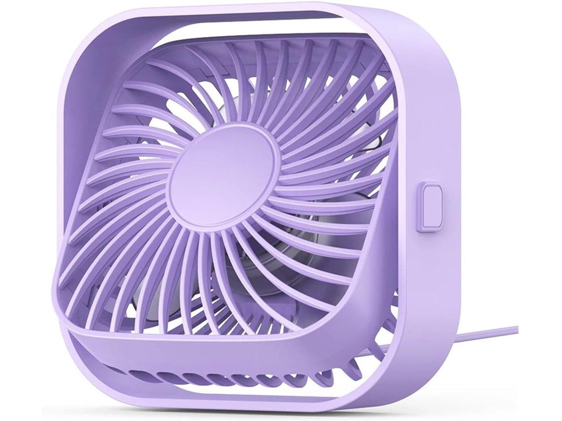 Ventilador De Escritorio Usb Mini Ventilador Portátil 3 Velocidades Pequeño Refrigeración Cabezal Giratorio