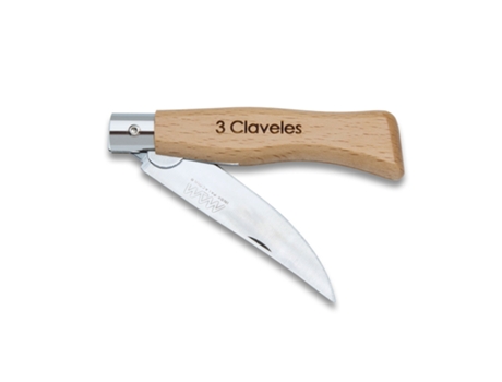 Navaja 3 CLAVELES (8.3 cm - Acero Inoxidable - Multicolor)