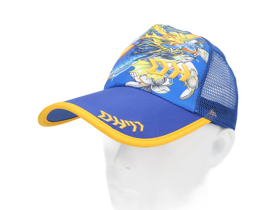 Danu26-gorra De Pesca Ajustable De Poliéster Nylon Transpirable Y Antisudor Para Deportes Al Aire Libre Azul