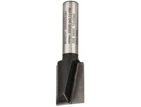 Fresa BOSCH Recta - 8 mm - D1 15 mm - L 19.6 mm - G 51 mm