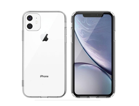 Funda para iPhone XR/11 QDOS Piel Sintética Transparente