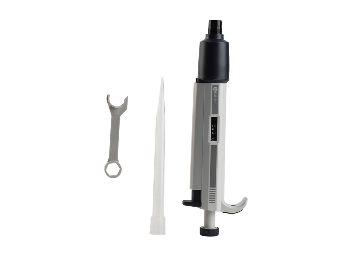 Micropipeta Manual Ajustable M5000 De 500 A 5000 Μl Para Análisis De Muestras Médicas.