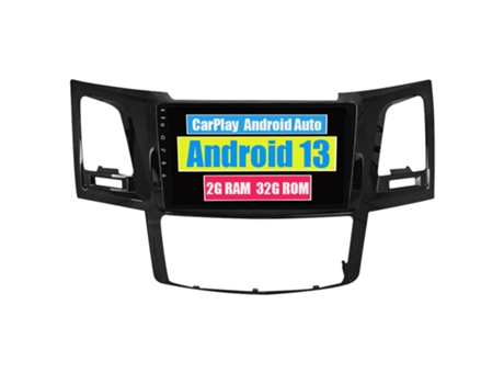 Autoradio Multimedia ROVERONE para Toyota Fortuner 1 AN50 AN60 Hilux Revo Vigo 2005 - 2014 CarPlay Android Coche Radio Bluetooth Navegación