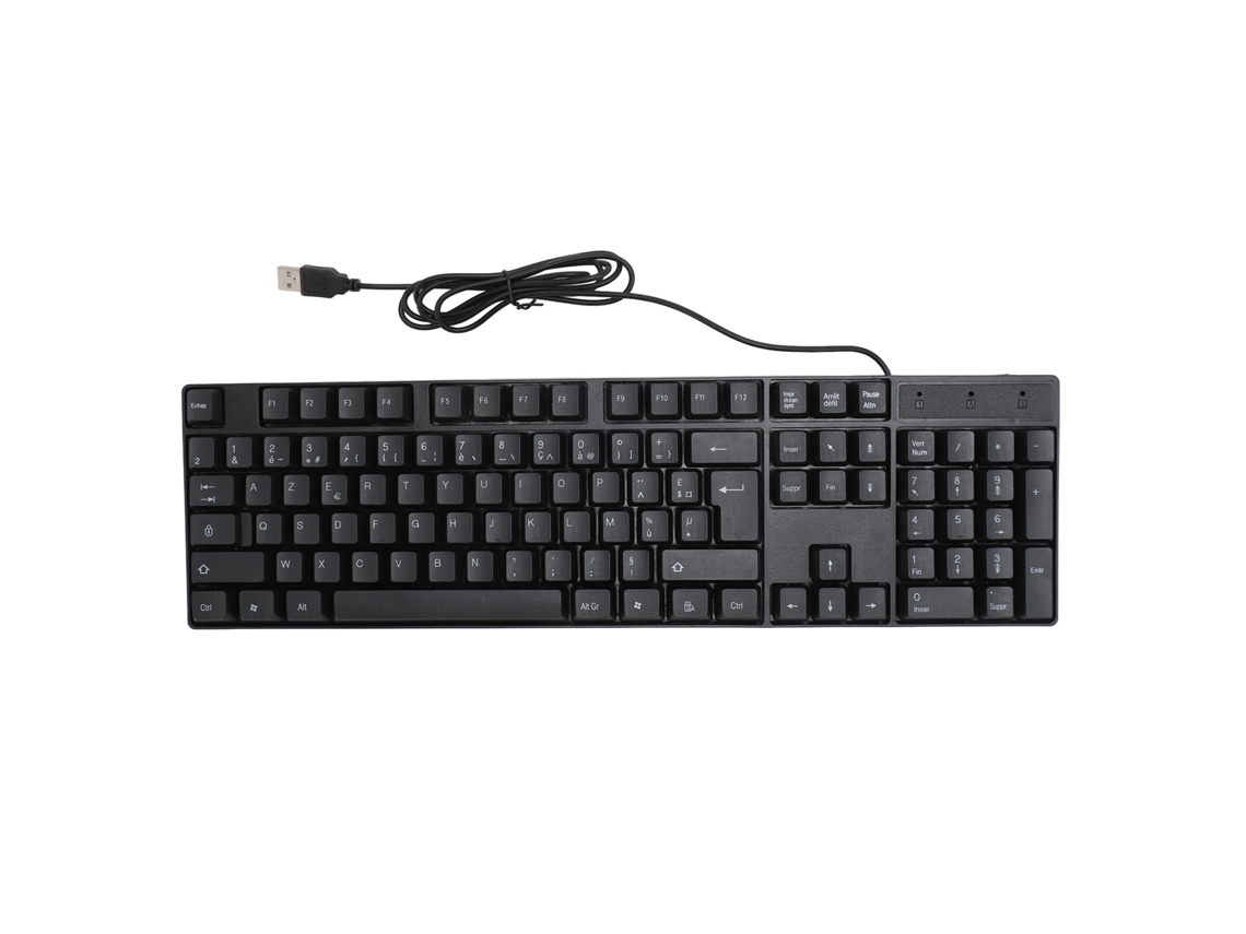 Teclado Gamer Com Fio Usb 104 Teclas Design Ergonomico Cabo 1,3m Para Pc E Laptop