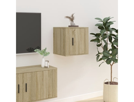 Mueble De Tv De Pared VIDAXL Marrón Madera contrachapada (40x34.5x40 )