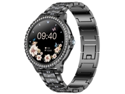 Reloj inteligente con pantalla táctil completa de 1,32 pulgadas para teléfonos Android. Monitor de actividad física con monitor de frecuencia cardíaca.