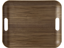 Bandeja rectangular de madera IHR