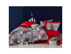 Juego De Cama - Funda Nórdica 220 X 240 + 2 Fundas De Almohada 60 X 60, 100% Microsatén - Gris