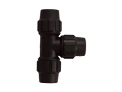 Te 3 Bocas Iguales De Polietileno Para Tubería De Riego Por Goteo - Varias Medidas Pack 5 Uds 63mm