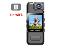 Mini Cámara Policial Portátil 4k Wifi Ultra Hd Con Visión Nocturna Por Infrarrojos (con Wi-fi)