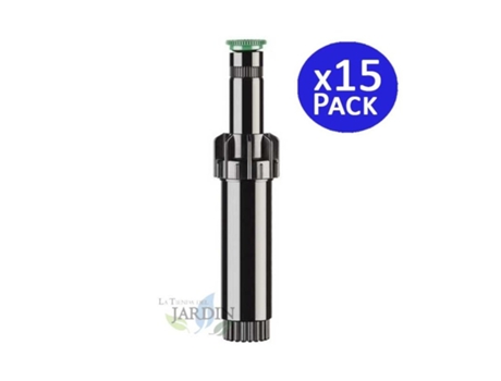 Difusor de Riego HUNTER Psu-04-10A Alcance 3 M Altura 5 Cm Pack 15 HUNTER