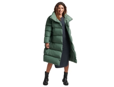 Abrigo para Mujer SUPERDRY (S - Poliéster - Multicolor)