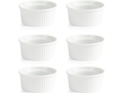 6x Fuente Para Crème Brûlée / Ramekin - 9 Cm - Olympia - Apto Para Horno, Congelador Y Lavavajillas