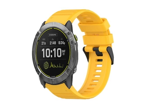 Correa Smartwatch Para Garmin Enduro 26Mm Amarilla VENISYMLIS