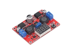Módulo Convertidor Dc A Dc Boost Buck Regulable Con Voltímetro 3.5v‑28v Fuente De Alimentación Ajustable