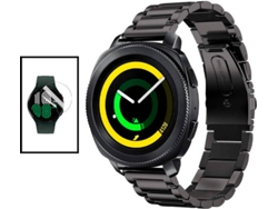 Kit Correa + Protector + Herramienta GIFT4ME (Realme Watch S - Negro y Transparente)