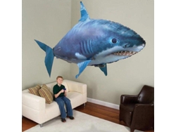 Tiburón Volador Inflable Con Control Remoto, Juguete De Aire, Regalo Para Niños Y Adultos, Juego De Fiesta Familiar Para Interiores.