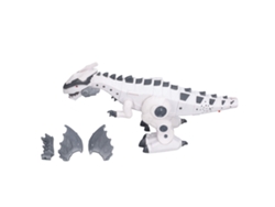 Dinosaurio de juguete mecánico eléctrico modelo 2026, Tyrannosaurus Rex con movimiento, luz brillante y sonido blanco simulado.