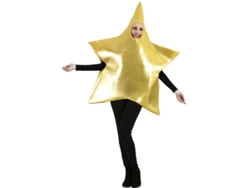Disfraz Unisex EUROCARNAVALES Estrella de Navidad Dorado (M/L)