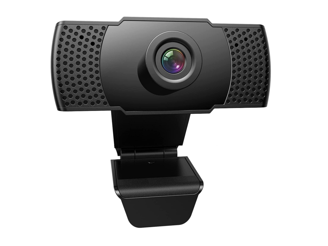Cámara web 2k con micrófono 2048 x 1080 Full HD Webcam 2022 actualizada 30 Fps Webcam para computadora Webcamera negra USHION