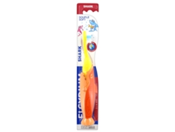 Cepillo de Dientes Shark 2-6 Años Flexible Color: Naranja Y Amarillo ELGYDIUM