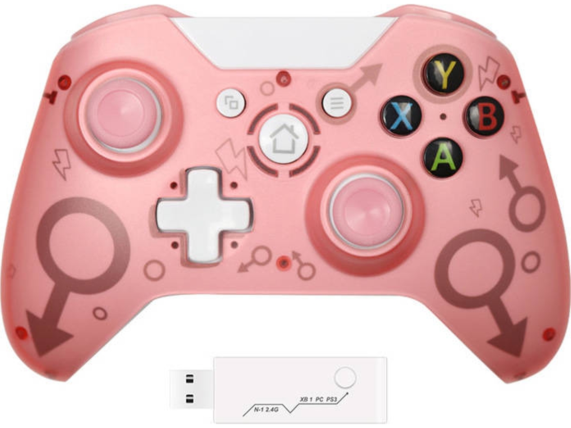 Mando Multiplataforma YLW N-1WL Rosa (Inalámbrico)