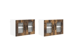 Conjunto de muebles de cocina de 2 piezas de roble ahumado con acabado MAISON EXCLUSIVE (60 x 31 x 40 cm)
