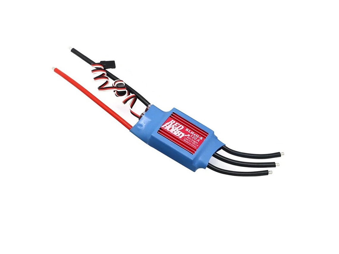 With 4mm + T Male Plugredhobby Blheli-s 120a Brushless Esc 3-7s For Fixed Wing Rc Airplane