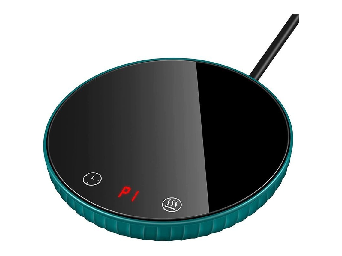 Calentador De Tazas De Sobremesa Con 2 Ajustes De Temperatura Y Temporizador De 12 Horas, Apagado Automático.