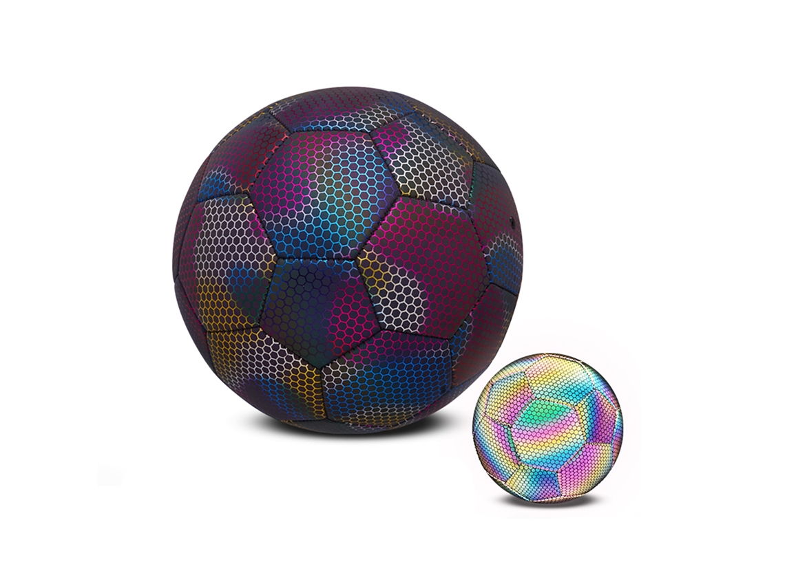 2026-pelota De Fútbol Reflectiva De Pu Con Bomba Para Entrenamiento Y Juegos Nocturnos Deportivos