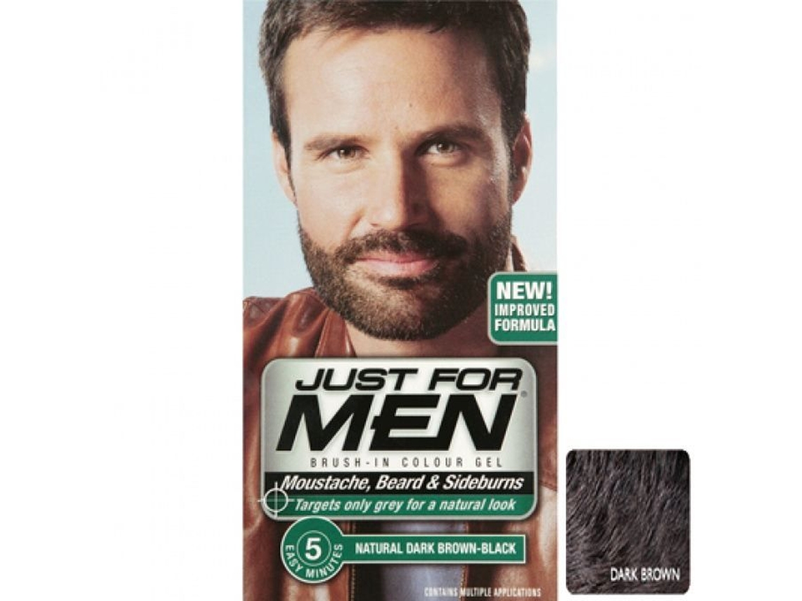 Coloración Para Barba Just For Men Negro Sin Amoníaco Volumen 2 X 14,2 G