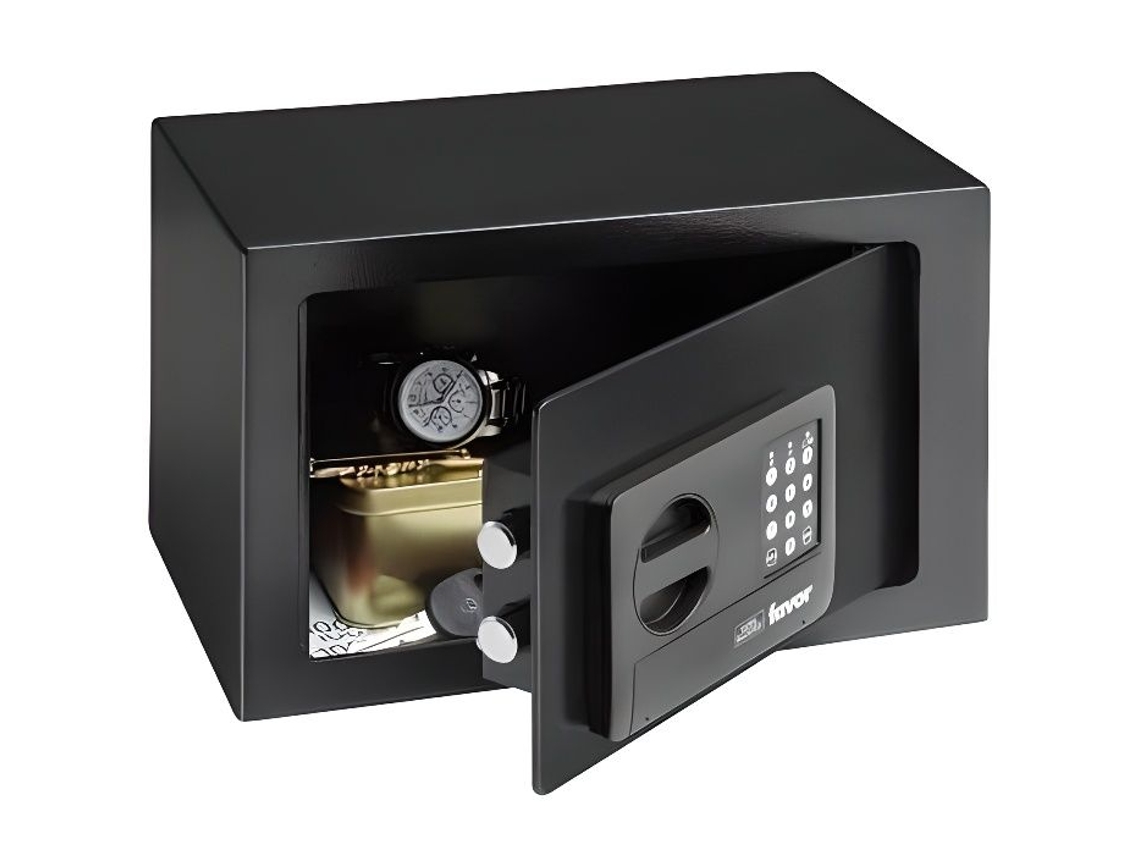 Caja Fuerte Favor S3 y Cerradura Electrónica Burg-Wächter Negro 12 4 L BURG WACHTER