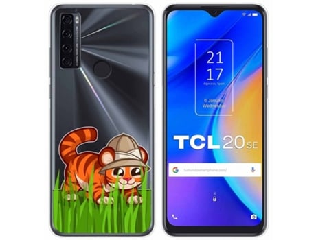 Carcasa TCL 20 SE TUMUNDOSMARTPHONE Dibujos Transparente Multicolor