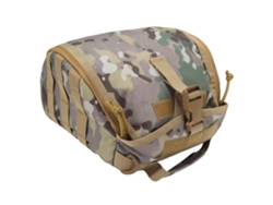 Bolsa De Casco De Entrenamiento Al Aire Libre Clamshell Portátil Con Gran Capacidad Para Almacenamiento Camuflaje