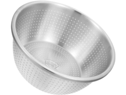 Escurridor de cocina de acero inoxidable, tazón multifuncional para escurrir frutas, verduras, arroz,