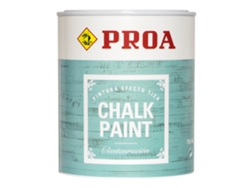 CHALK PAINT PINTURA PARA MUEBLES EFECTO TIZA BLANCO CHALK 0,75L Pintura a la tiza Renueva tus muebles Gran adherencia