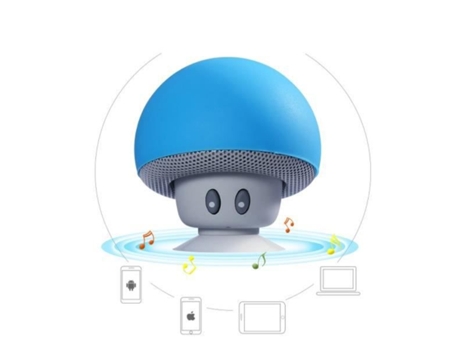 Altavoz Portátil Hongo para Smartphone LG G6 (Bluetooth - Azul)