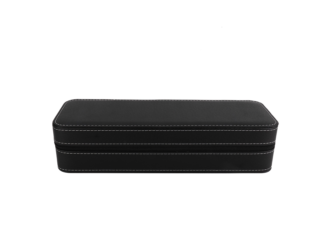 Caja de reloj con forro de terciopelo suave, características impermeables que garantizan protección contra polvo y arañazos, apariencia elegante y mano de obra fina.