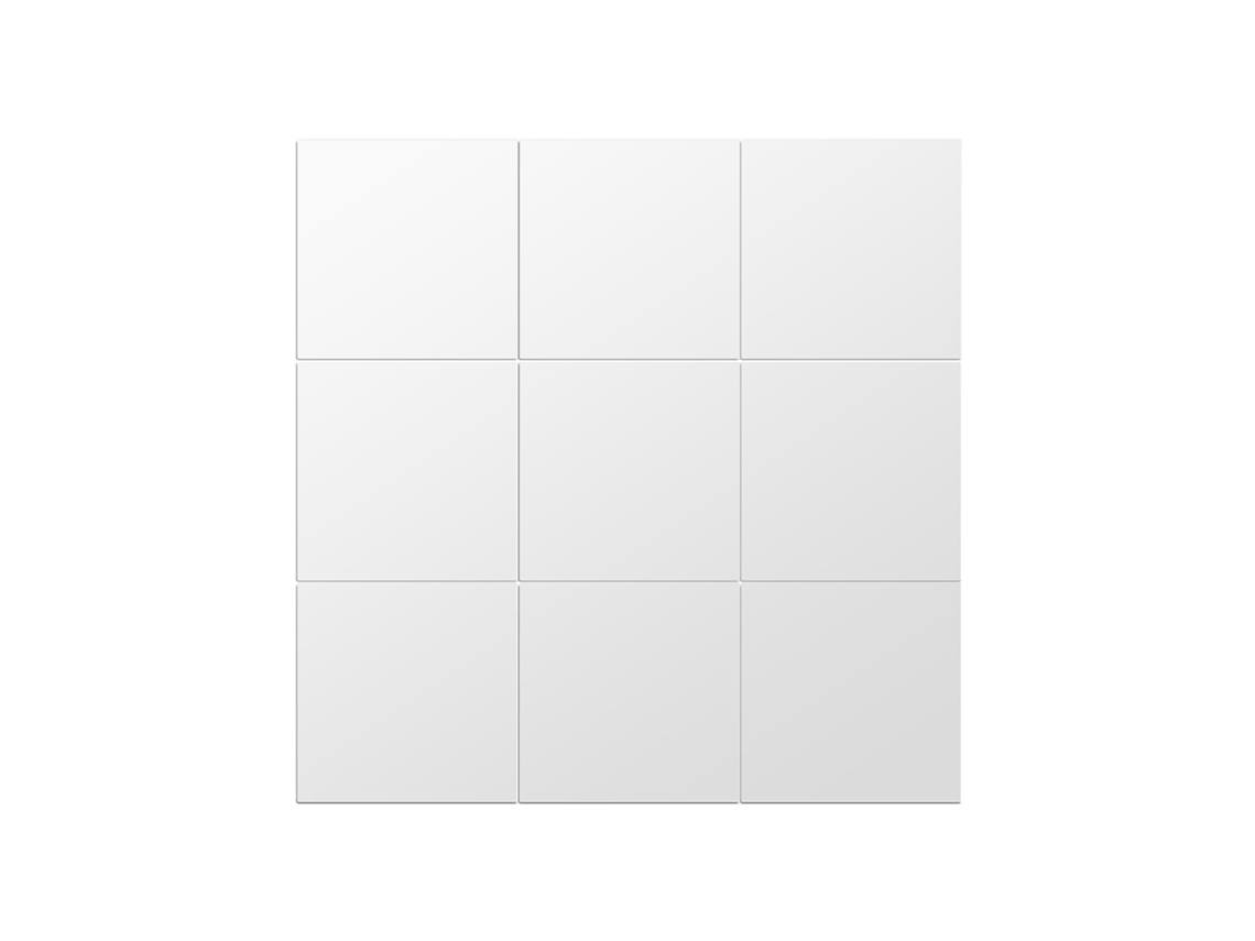 2026-16pcs Pegatinas De Espejo Cuadradas Autoadhesivas 15cm Decoración Pared 3d Mosaico Acrílico Diy
