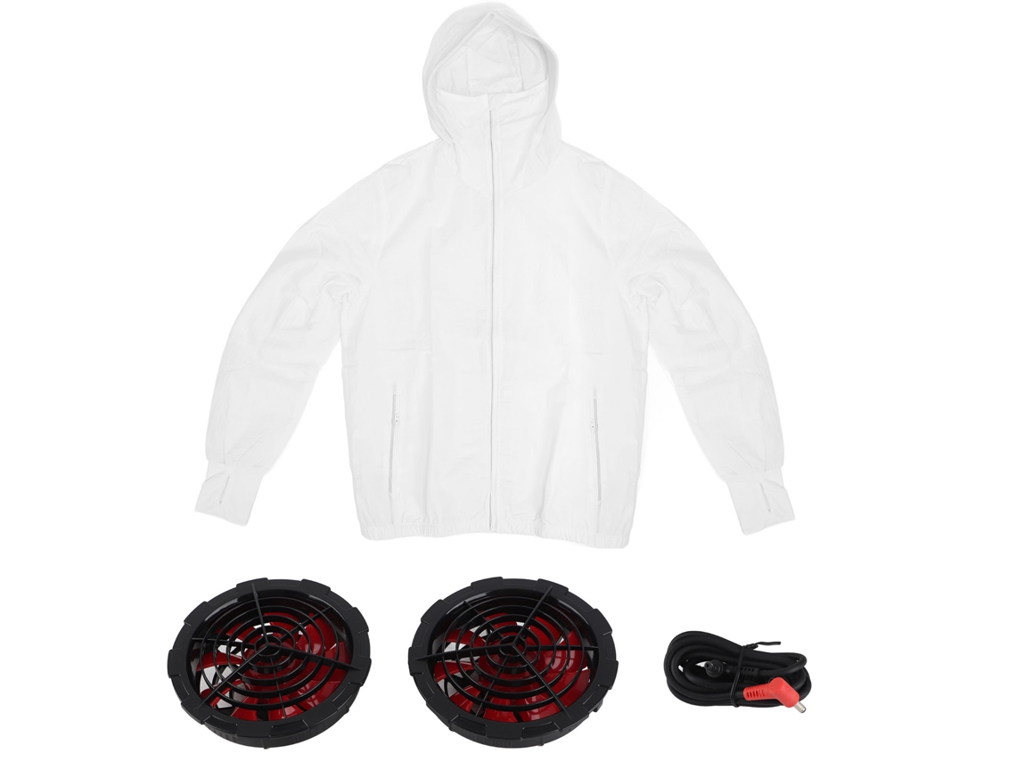 Chaqueta con aire acondicionado para hombre, 2 ventiladores, 3 velocidades, USB 12 V