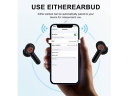 Verdaderos auriculares inalámbricos Bluetooth con bola 804-Xw2 Micrófono interno con cancelación de ruido Rojo VEANXIN
