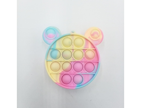 Dompet mini pop anti stres mainan gelisah gantungan kunci aksesori menekan gelembung sensorik antistress mainan lembut untuk hadiah anak-anak