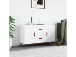 Aparador De Madera De Ingeniería Blanco 100x36x60 Cm